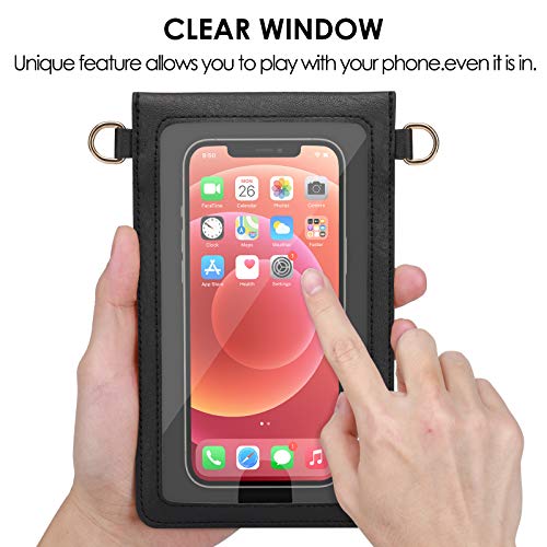 Anstop Small Crossbody Cell Phone Purse For Women - Lightweight Pu Leather Crossbody Bag For Women Mini Phone Pouch Purse Best Gift #TOP4