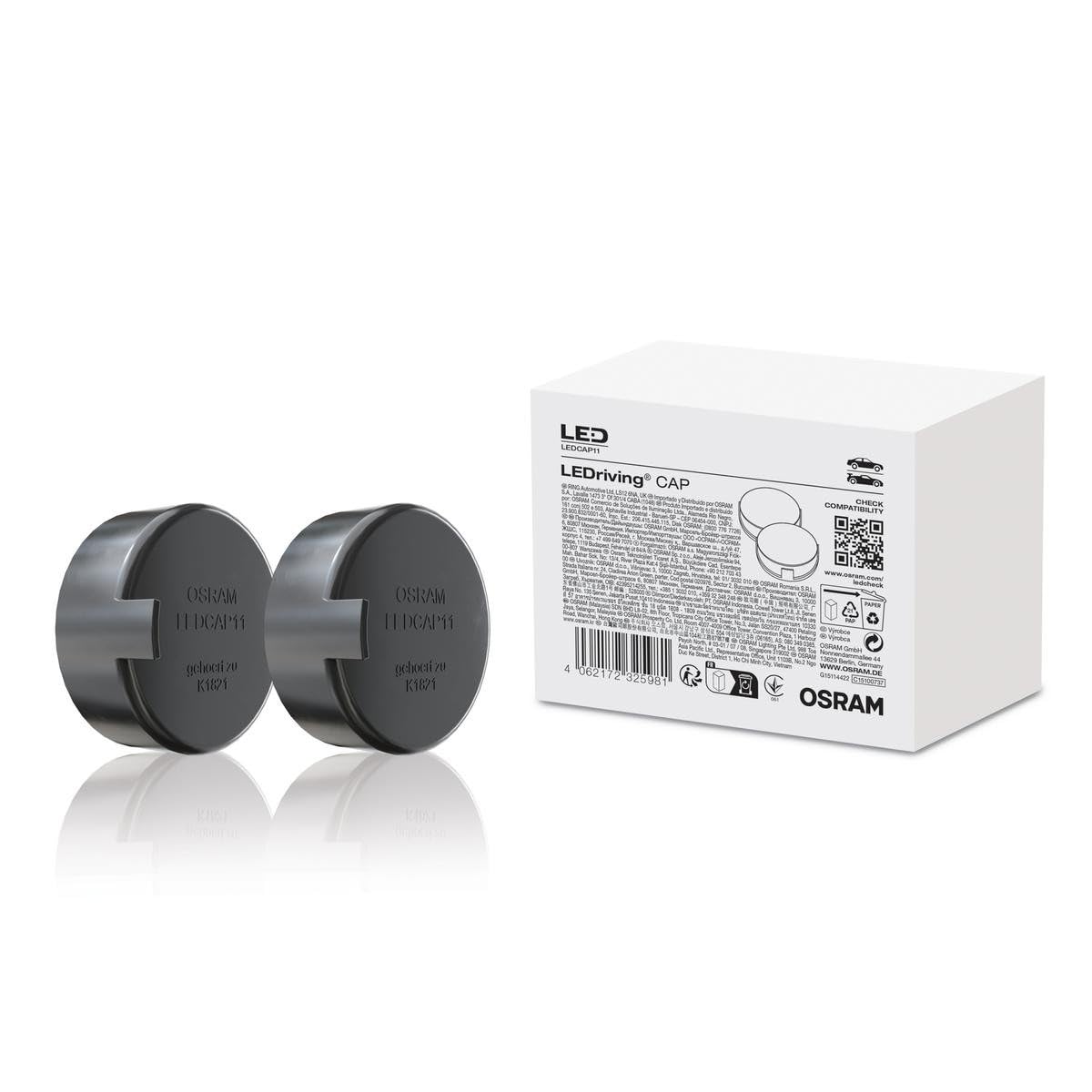 OSRAM LEDriving CAP für NIGHT BREAKER H7-LED;LEDCAP11;Ersatz für Originalscheinwerferkappe