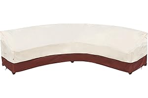 Curved Patio Furniture Covers-Protect your outdoor sofa from rain, wind and sun...