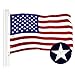 G128 - American USA US Flag Polyester 5x8 Ft Embroidered Stars Sewn Stripes Brass Grommets
