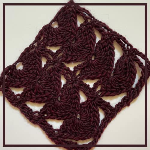 Image of Wool Wonders Yarn for Crocheting, 4-Pack (640Yds / 400G), Free Patterns - Wool Yarn for Knitting - Aran /Heavy #4 Medium Worsted Weight - Burnt Maroon