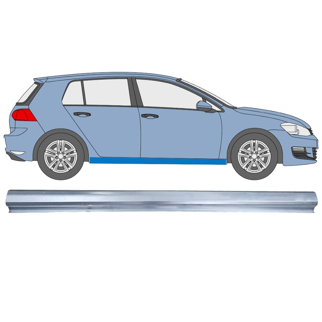 Reparaturblech Schweller für Volkswagen Golf 7 2012- / Rechts