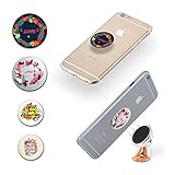 Metal Plate, Amusent 4 Pack Universal Mount Metal with 3M Adhesive for Magnetic Cradle-Less Car Mount, Cellphone holder, stylish and decorative 2+2 Round (Pack 4)