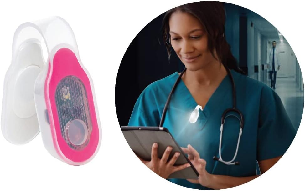 Clip-on Magnetic LED Safety Light - Rechargeable, 4 Light Modes. Perfect for Nurse, Badge, Hiking, Dog Walking, Running, Jogging, Doctors, Nurses, EMTs, Police, Mechanics