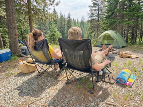 Silla de Camping Reclinable HASIKA con Reposapiés miniatura 2