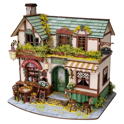 WowMoment Book Nook Kit, Forest Whisper Cottage, Wooden DIY House - image 1