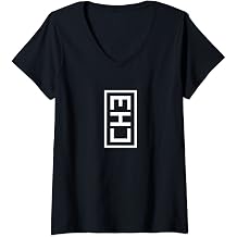 Womens Japan Japanese Name Miu Hanko Inkan Signature Style V-Neck T-Shirt