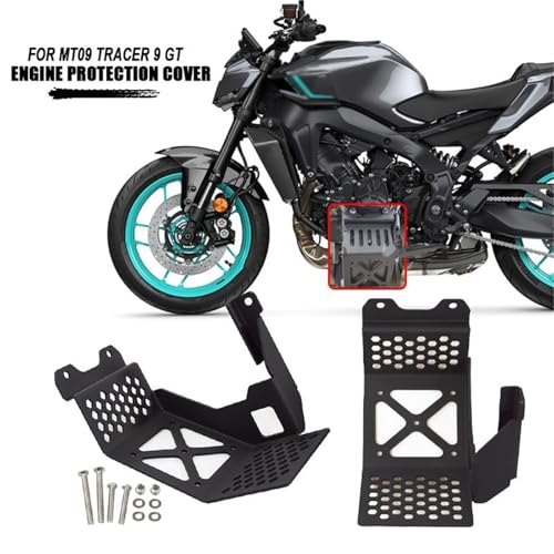 Placa de deslizamiento para Yamaha MT09 y Tracer 9 con protector de cadena 2