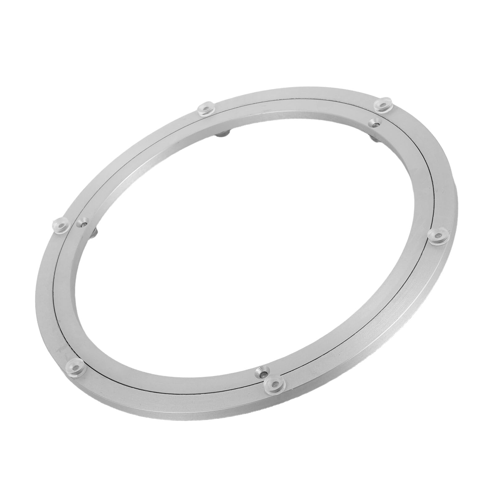 Quincaillerie de table robuste et plateau tournant en aluminium mat