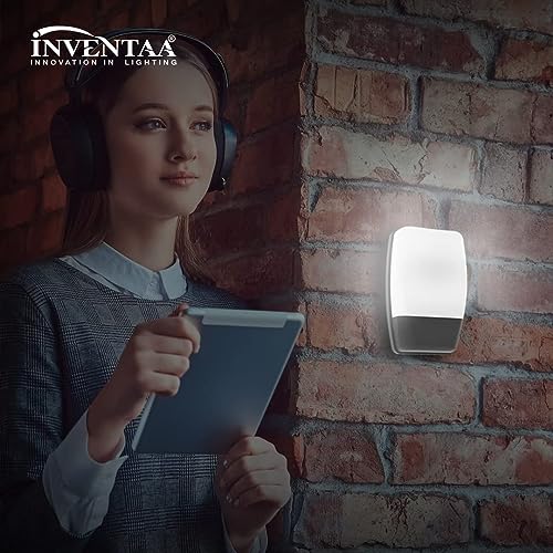 Image of INVENTAA Polycarbonate EXLA Bulkhead Outdoor Lights Waterproof|12W Balcony Lights Wall Exterior Wall Lights Waterproof|Bulkhead Light Outdoor Wall Lights Waterproof Led Lights for Outdoor Wall
