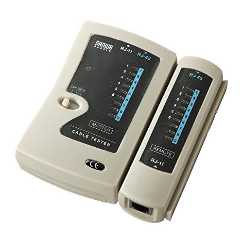 LAN Cable Tester Sanwa résout les erreurs de câblage Ethernet et prises murales RJ45