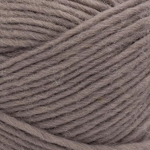 Image of Lion Brand Yarn, Wool-Ease Roving Origins Yarn, Mushroom, Brown, 1 Pack | Worsted Weight 100% Wool Crochet & Knit Fiber for Heirloom Projects, Cabled Scarves, Sweaters, Warm Hats
