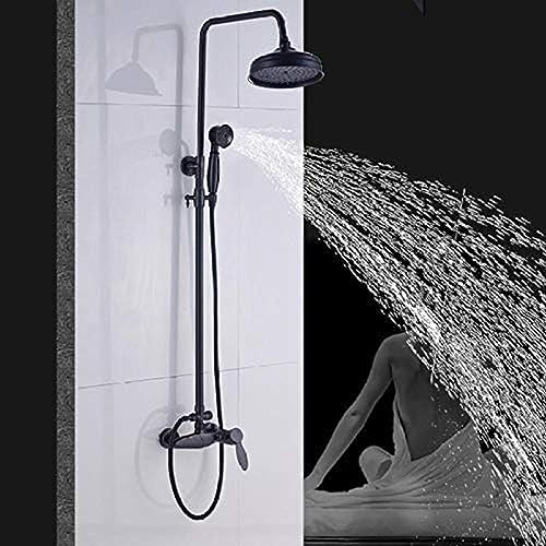Robinetterie en laiton bronze pour douche familiale confortable