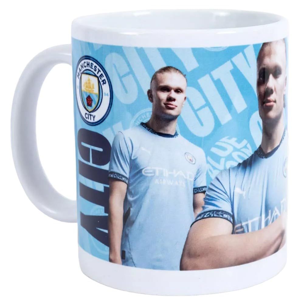 Pyramid International Manchester City Haaland 11Oz Mug - 10Oz / 315Ml Ceramic Mug - One Size