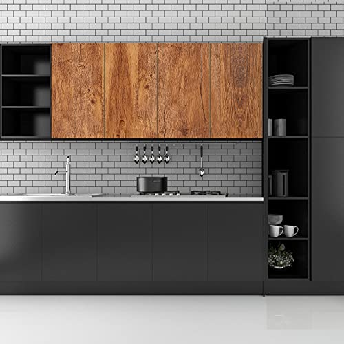 JOLIHOME Carta da Parati Lucida Marrone con