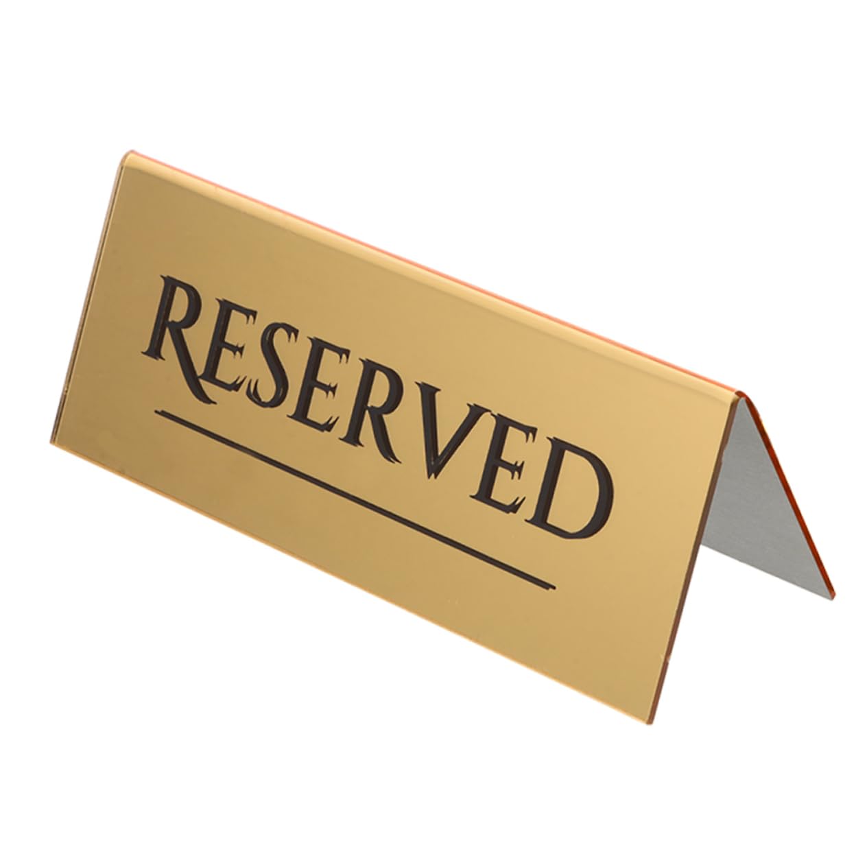 Levemolo Reserved Table Signs with Detailing Elegant Tent Cards for Weddings Parties and Restaurants Multipurpose Guest Reservation Markers for Stylish Seating