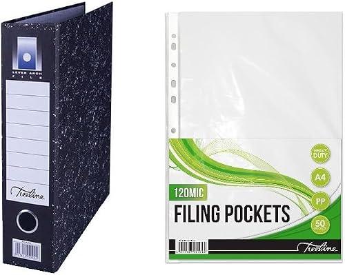 Treeline Lever Arch File and Filing Pockets Combo