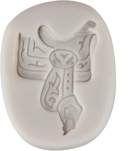 Miniatura 8 de Sijiangmold Molde de silicona para herradura, moldes para fondant, molde de silla de montar para decoración de pasteles, decoración de cupcakes,