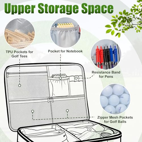 Wigojoy 2 Layer Golf Trunk Locker