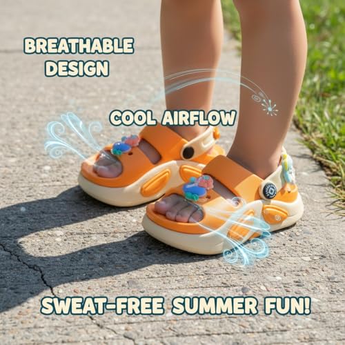Image of GLJ Unisex Kids Comfort Sandal for Kid Boy & Girl, Age 1-5 Years, 1150