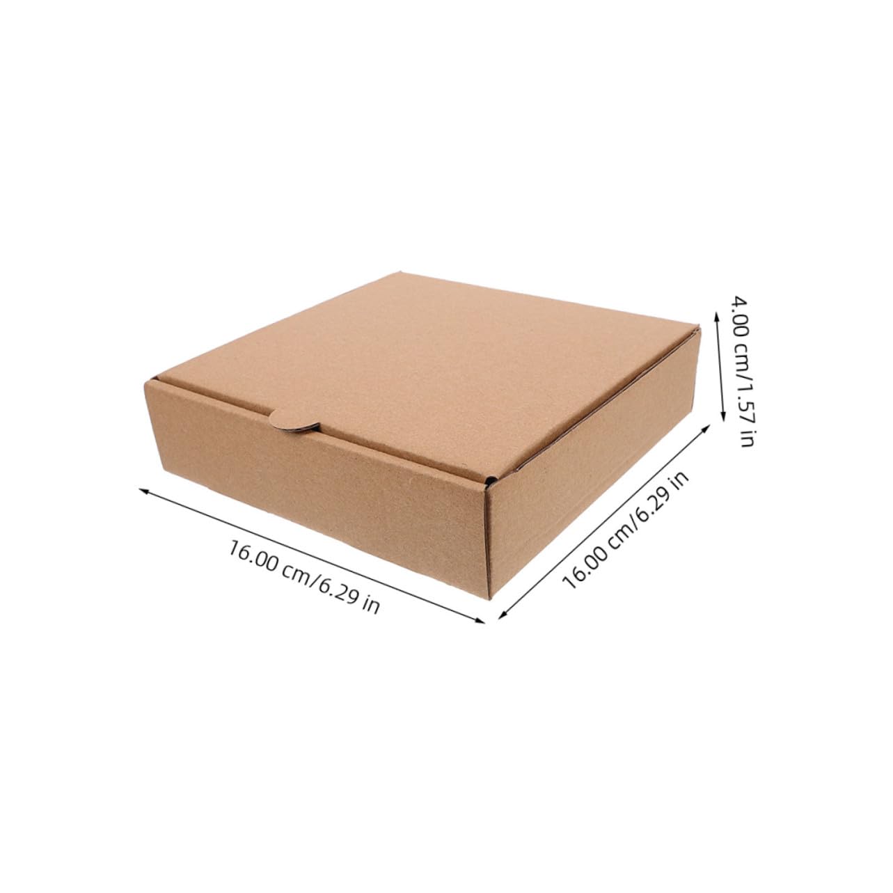 Cajas de Pizza Mini 20 Piezas de Papel Corrugado Marrón para Llevar
