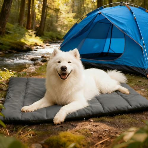 YuLiMirich Hundedecke für Unterwegs Wasserdicht, rutschfeste Hundematte, Hundematte Komfort und Weiches Wasserdichtes Hundebett, Hundekissen für Reise Camping Outdoor