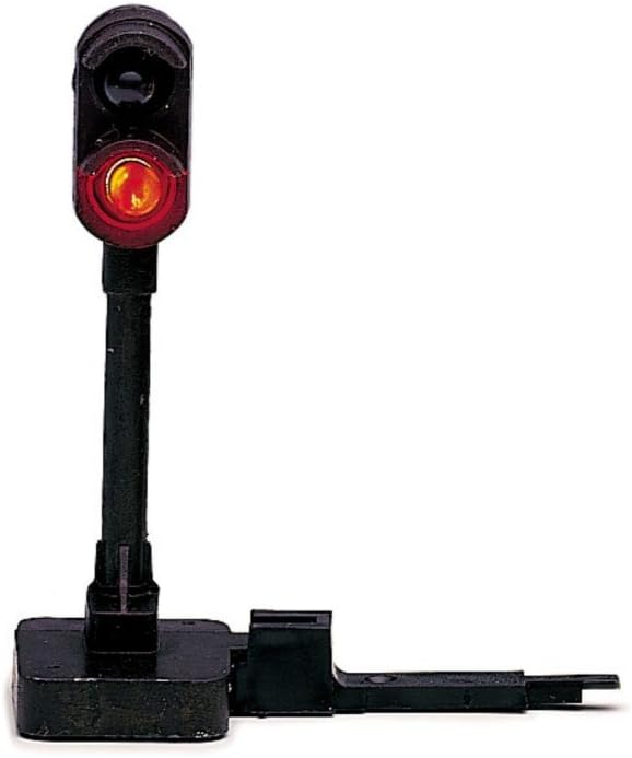 Hornby - R406 OO Gauge Coloured Light Signal (Remote Controlled) - Model Railway Accessories, Miniature Diorama Scenery for Hornby - Train Sets - Lifelike Remote Train Light Signal Model - Scale 1:76