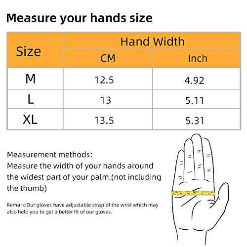 ThxToms Winter Warm Gloves Waterproof Thermal Gloves for Running Cycling Ski Sports, Extra Large