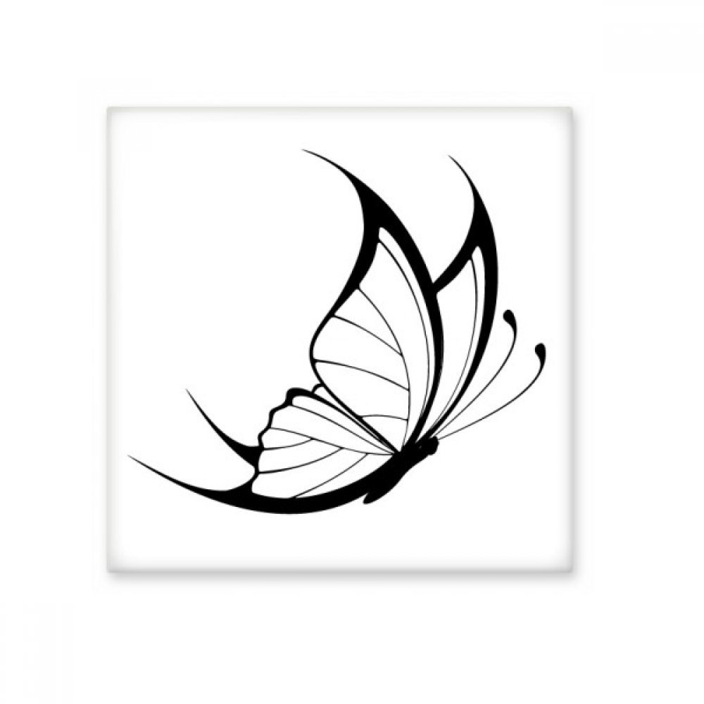 Carreau de céramique Flying Noir Papillon faïence murale vintage cuisine salle de bain