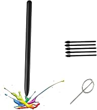 Galaxy Tab S9 Stylus Pen Replacement for Samsung Galaxy Tab S9/S9 Plus/S9 Ultra S Pen All Versions, Tab S9 S Pen Compatible with Samsung Galaxy Tab S9/S9+/S9 Ultra,with Tips and Card Pin(Black)