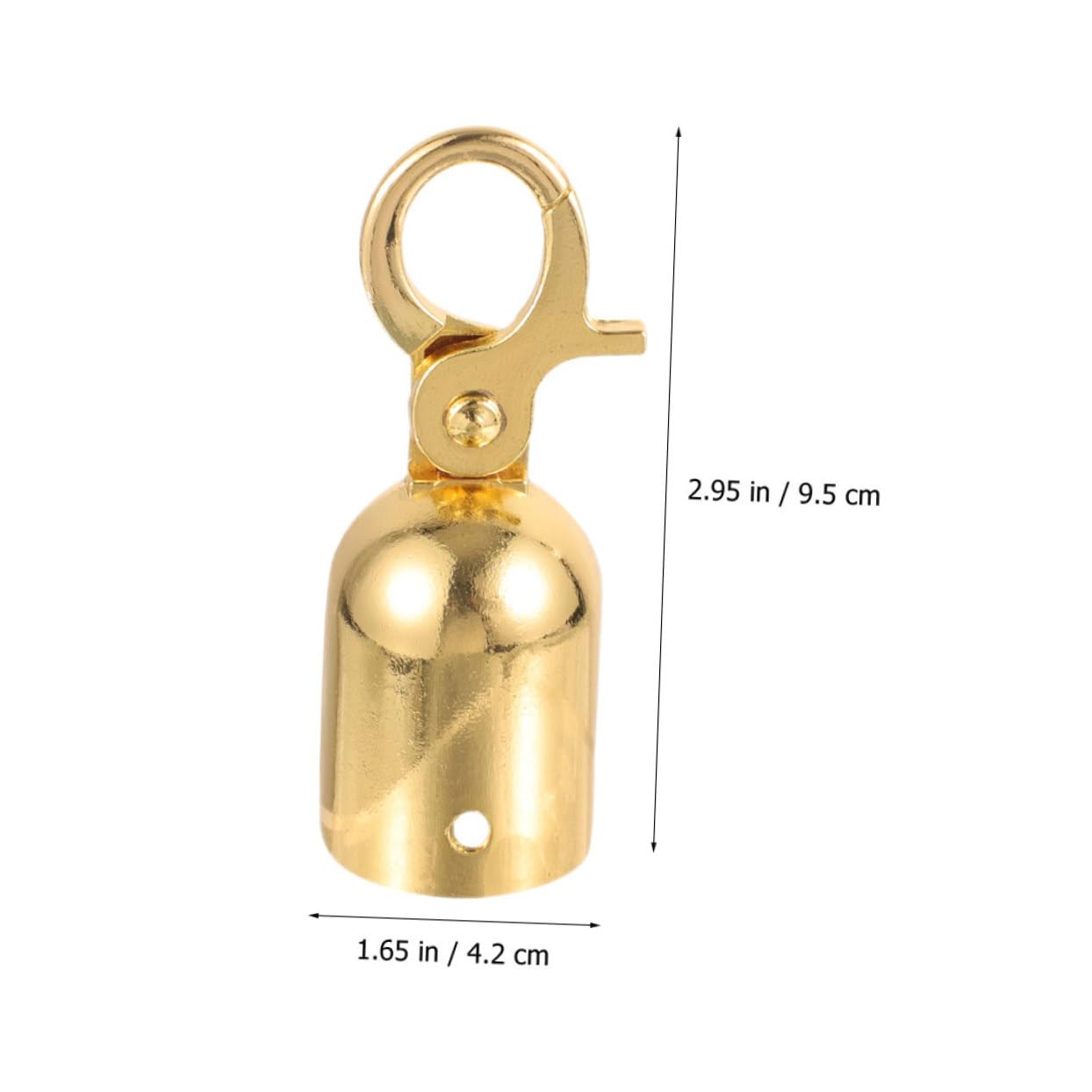 IWOWHERO Rope End Stopper Set 2pcs Cord Hook Snap Hooks End Cap Stoppers for Guardrail Durable Rope Connectors Elegant Design