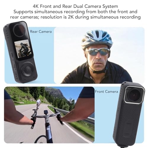 Wisoqu Wisoqu1kpof2tq0n Cámara Acción 4K Dual Lente miniatura 5