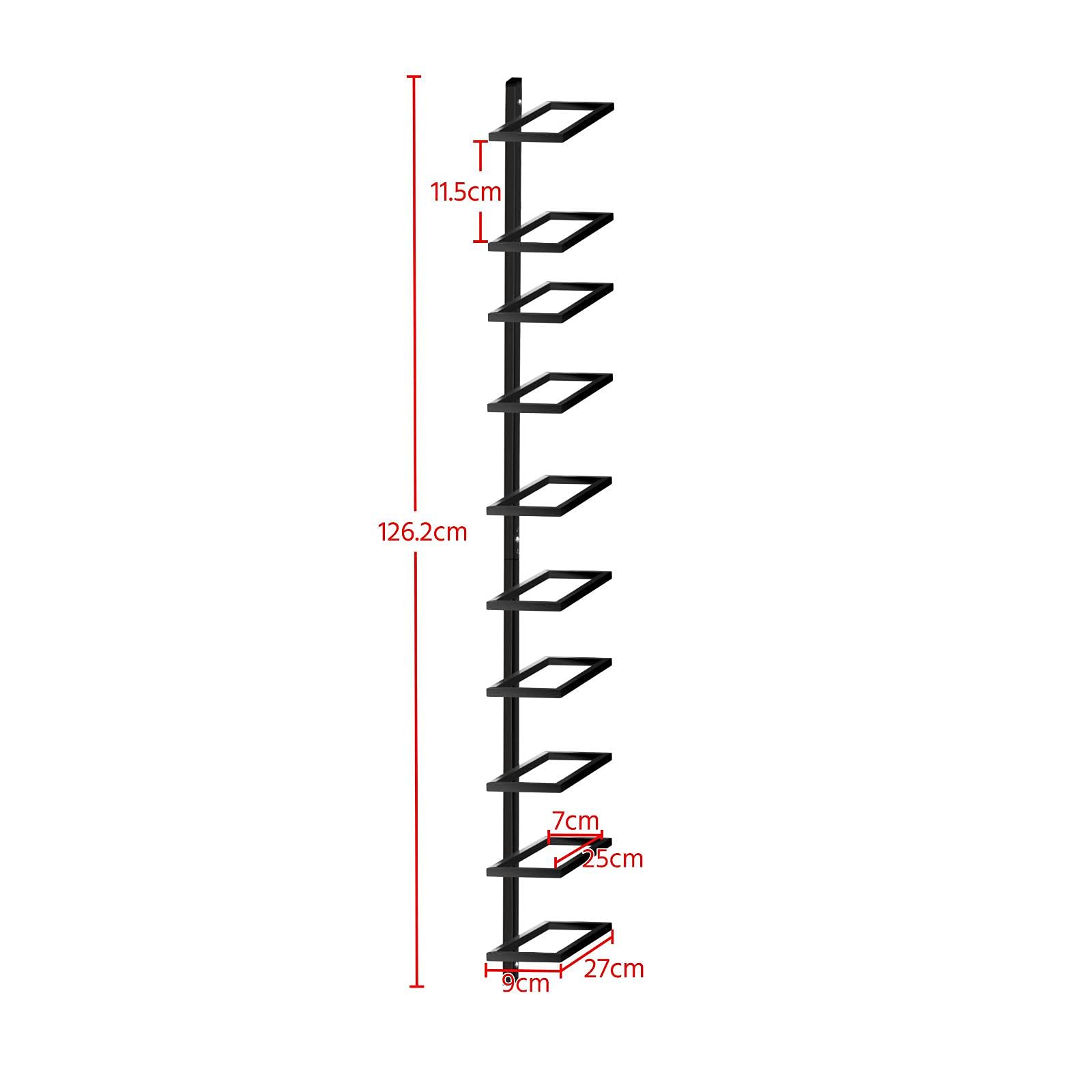 Yaheetech Portabottiglie Vino da Parete 126 cm