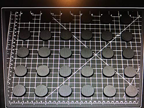 Mercury_Group 32mm Round Plastic Bases for Gaming Miniatures and Table Games