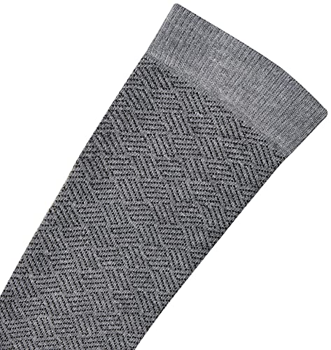 Dr. Scholl's Mens American Lifestyle Compression (2Pk) Casual Sock, Charcoal Heather, Shoe Size 7-12 Us #TOP2