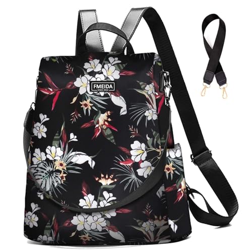 Fmeida Backpack Womens Anti Theft Travel Rucksack Shoulder Bag Ladies Handbag