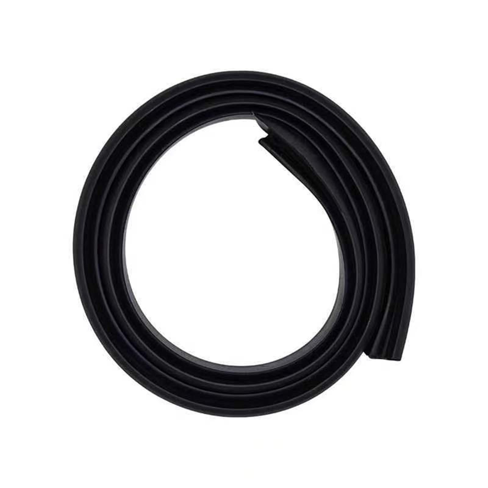 2m Car Door Edge Seal Strip Rubber B-Pillar Weatherstrip Waterproof Soundproof Auto Sealant Strip Fits for All Vehicles