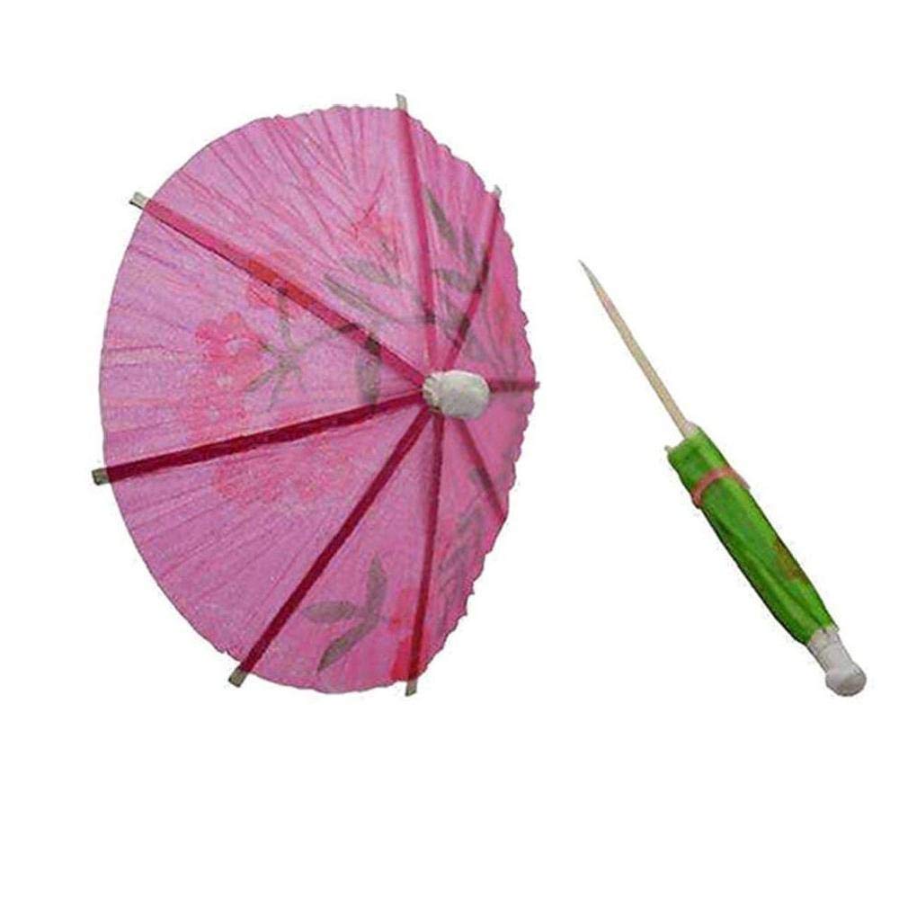 Ombrellini Da Cocktail Colorati - 50 Pezzi 10cm Per Decorazione Bevande Tropicali - Foto 11