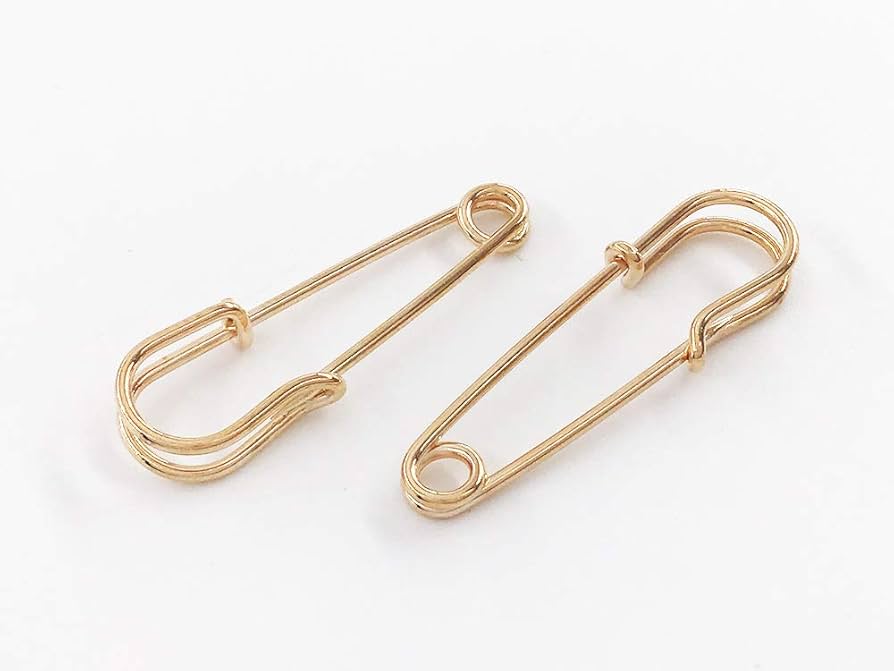Amazon.co.jp: ファイニエ カブトピン キルトピン ゴールド KC金