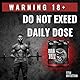 ROAD TO HELL - Ultra Hardcore Booster Pre workout - Pulver - ATP + L-Arginin + Citrullin + Beta Alanin + Koffein 400g in Zusammenarbeit mit Sportstudio Popeye Ice Tea Peach Geschmack Vegan