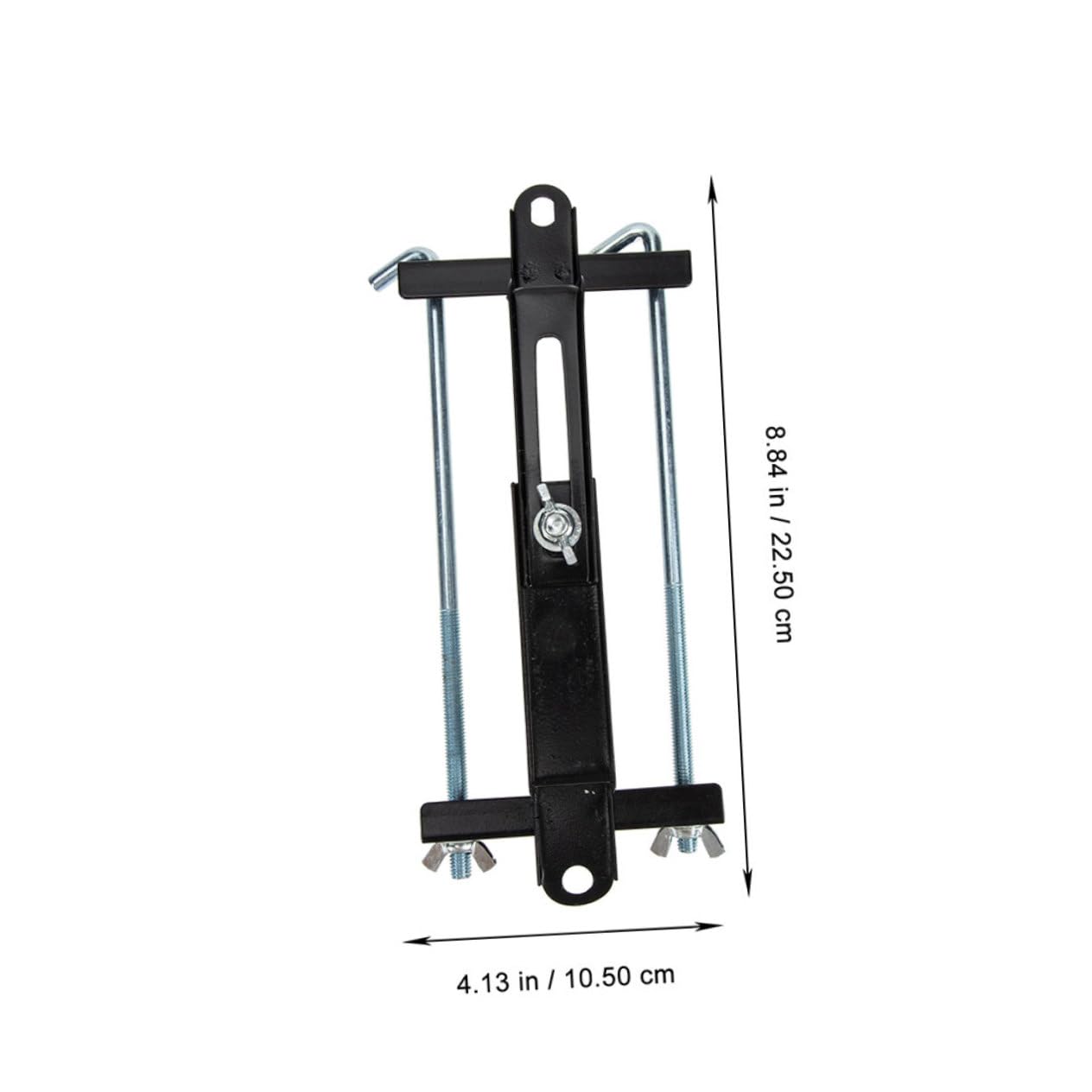 2 pièces Support de Batterie Automobile Réglable Métal Kit de Fixation Stable pour Batterie de Voiture Montage Facile et Compatible Multi Modèles
