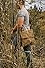 Traditional Haversack with Adjustable Strap, Waxed Canvas Bushcraft Shoulder Bag, Cross Body Foraging Bag, Survival Kit Carry All