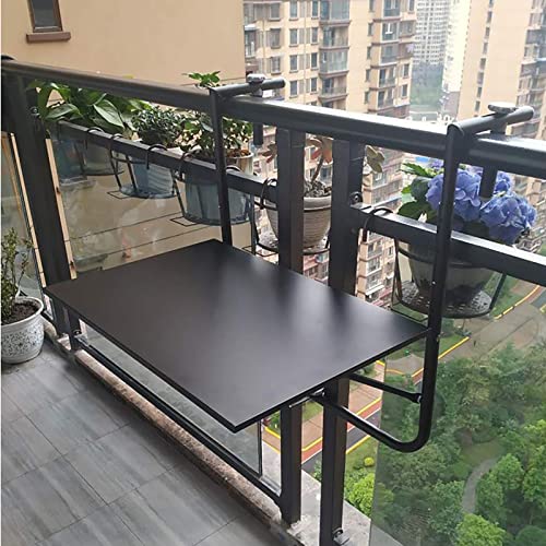 Table pliante suspendue et réglable pour un gain de place maximal