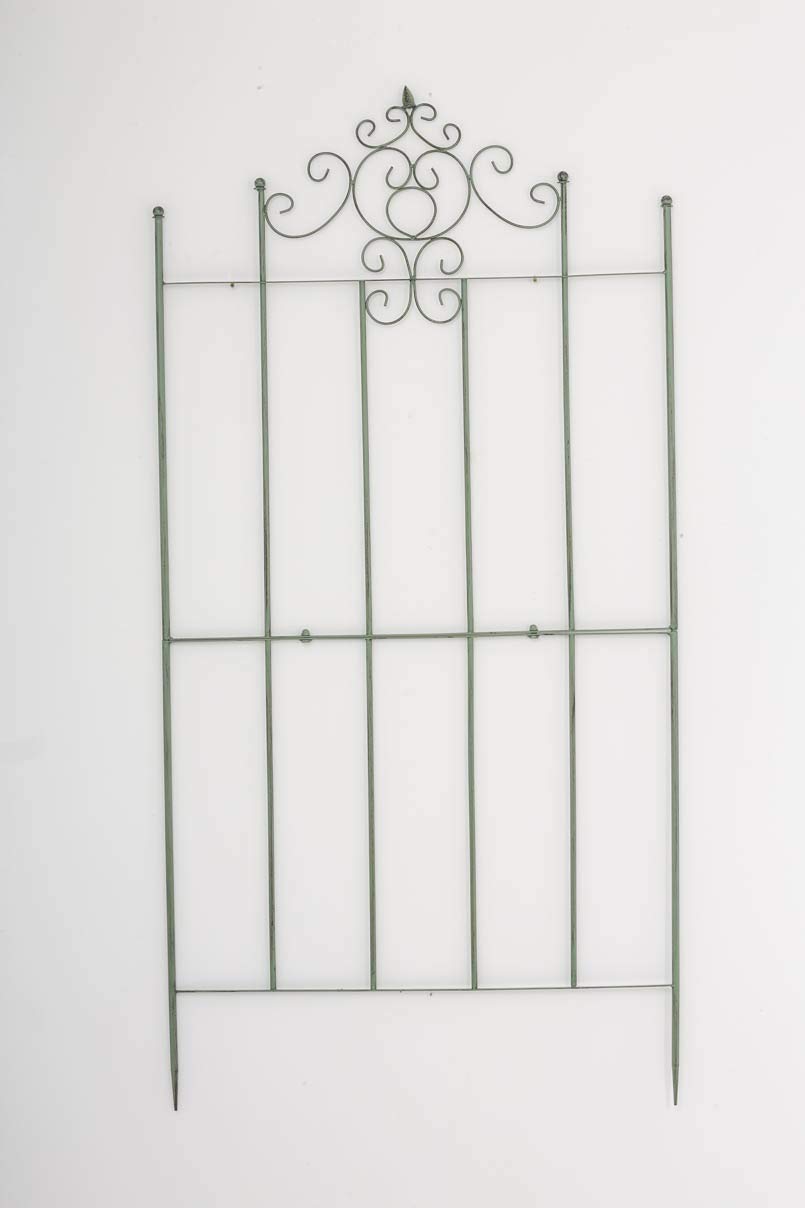 CLP Traliccio in Metallo Alto 133 cm Mandevilla, Robusto Supporto per