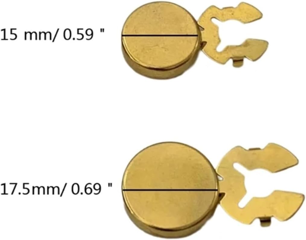 60pcs Round Button Cover Brass Cufflinks Cuff Links Theme Party(Small)