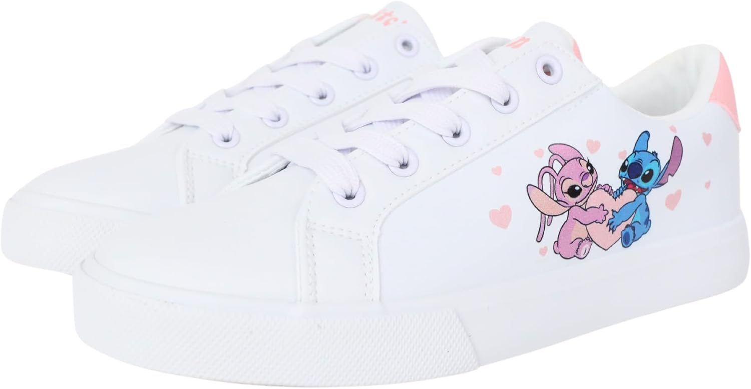 Stitch and Angel Womens Sneakers - Low Top Comfort