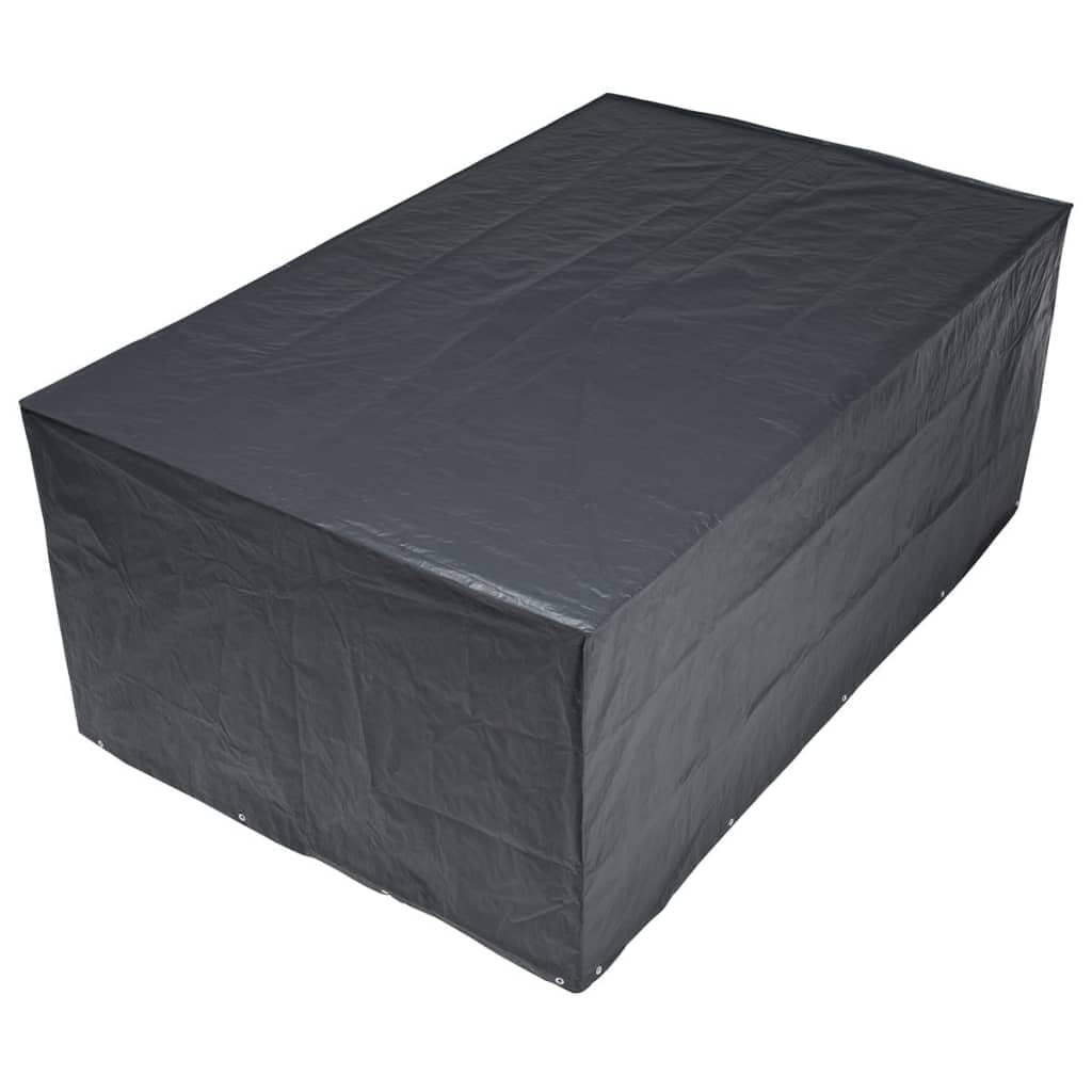 Housse de protection salon de jardin rectangle 8 places 325x205 cm gris/noir GRAPHITE noir