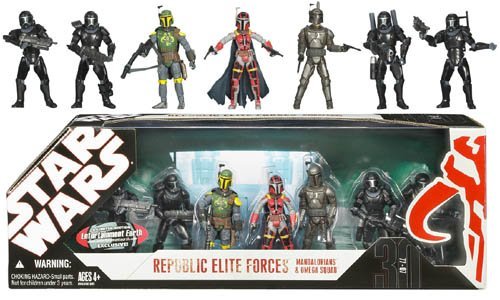 Preisvergleich Produktbild Star Wars Battle Pack - Mandalorian & Omega Squad