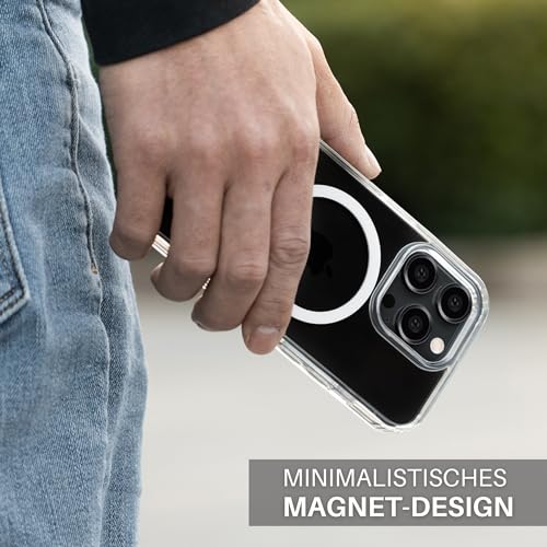 JProtect iPhone 15 Pro Max için Kılıf Magsafe için (Üstün Koruma ve Mıknatıs Gücü) Manyetik Cep Tele