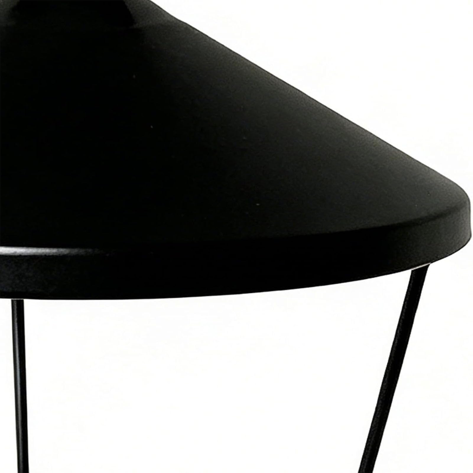 Comedero para pájaros con Soporte y Anillo de Hierro para Clavar en el Suelo, comedero Anti-Desperdicio para Aves Silvestres, comedero Colgante de Hierro Forjado,Negro,100 x 25 x 20 cm